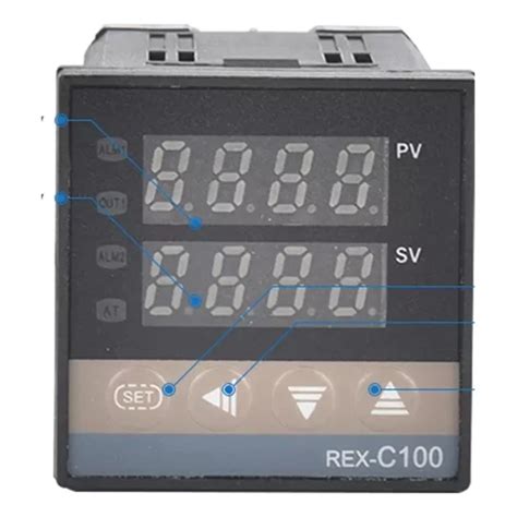 Termostato Rex C100 Digital Controlador Temperatura Relay