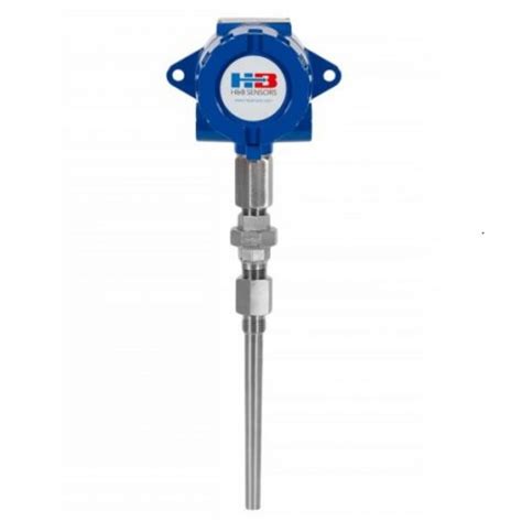 H B Sensors Rta Rtd Sensor With Solid Drilled Threaded Thermowell