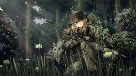 Anime Sniper Girl Wallpapers - Wallpaper Cave