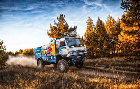 Wallpaper Machine Speed Truck Race Master Russia Kamaz Rally