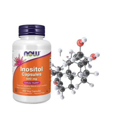 Health Care Products Now Foods Inositol Capsules 500 Mg 100 Veg