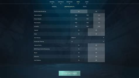 Best VALORANT Video Settings Esports Gg