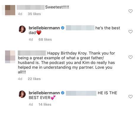 Brielle Biermann Defends Sitting On Kroy Biermanns Lap