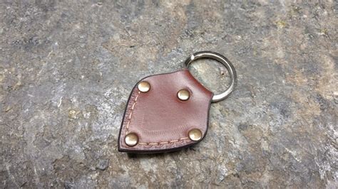 Handmade Leather Guitar Pick Holder Brown Genuine Leather Etsy