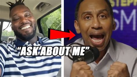 Stephen A Smith Claps Back At Kwame Brown About His Basketball Resume Ask About Me Youtube