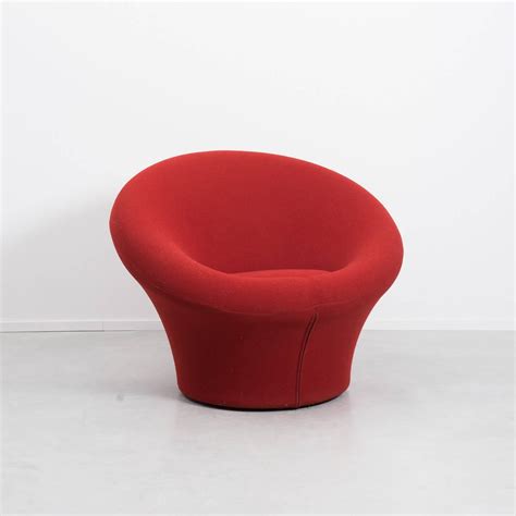 Red Pierre Paulin Mushroom Chair For Artifort 1960 At 1stdibs