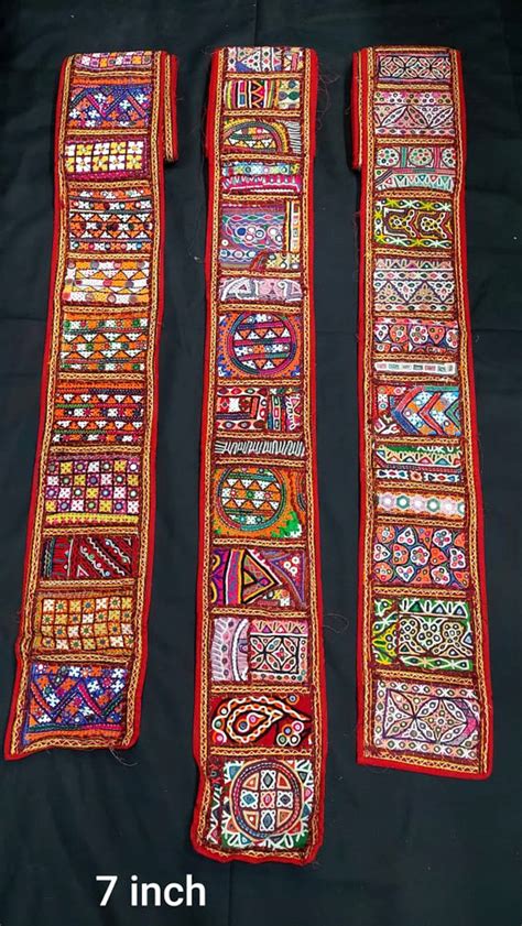 Buy 7 Kutchi Work Border Handicrafts Of Kutch