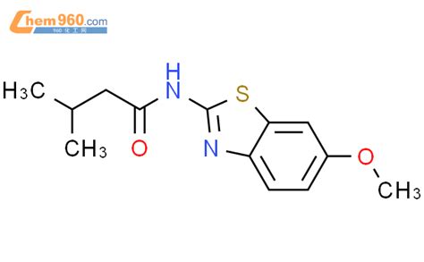 349540 54 1 N 6 methoxy 1 3 benzothiazol 2 yl 3 methylbutanamideCAS号