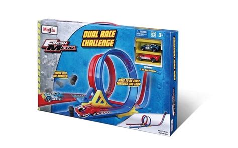 Maisto Fresh Metal Dual Race Challenge Playset Playone