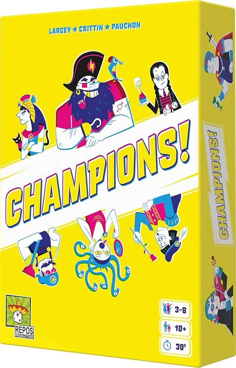 Asmodee Repos Production Champions Jeux de société Jeux de Cartes