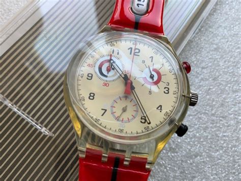 TIME TO CALL Swatch CHRONO Ungetragen VINTAGE SCK112 Kaufen