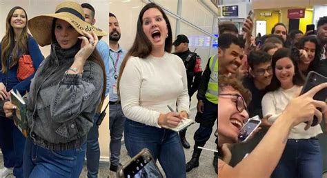 Lana Del Rey Desembarca No Rio De Janeiro E Interage Com Fãs Em