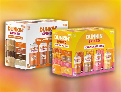 Dunkin Announces New Spiked Iced Coffees And Iced Teas Where Can You