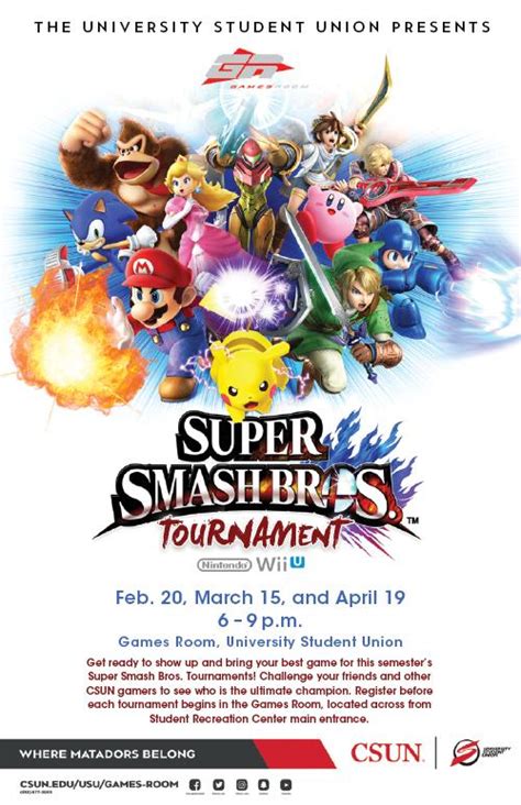 Games Room: Super Smash Bros. Tournament – Daily Sundial