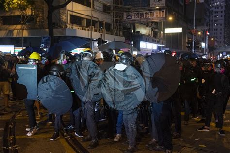 Hong Kong Protesta Contra China En El 70 Aniversario De La Fundación De La República Popular