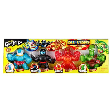 Buy Heroes Of Goo Jit Zu Special Edition Box Set Pack All Star 4 Pack