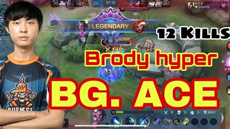 ACE ရ Brody Gameplay MVP BURMESE GHOULS YouTube