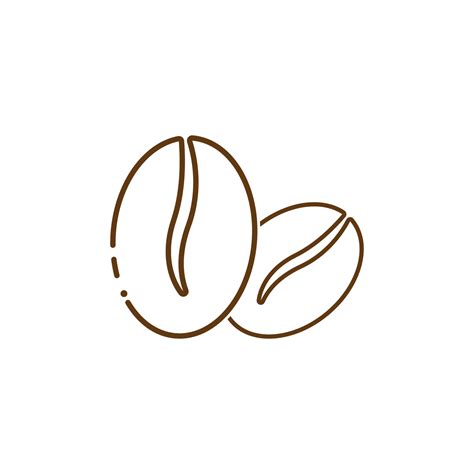 Coffee Bean Vector Icon 24394310 Vector Art At Vecteezy