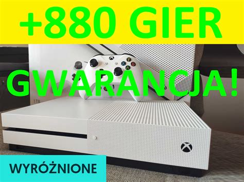 Xbox One S 880 GIER FIFA23 Minecraft Fortnite Farming Psi Patr Konsola