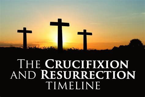 The Crucifixion And Resurrection Timeline Thrive Through Christ