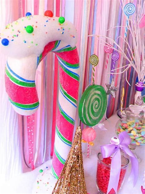 7 Easy and Inexpensive Candyland Theme Christmas Decorations - DHOMISH