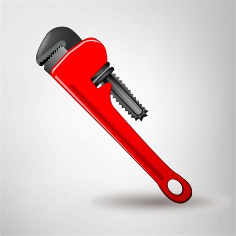 Red Pipe Wrench Vectors Images Graphic Art Designs In Editable Ai Eps