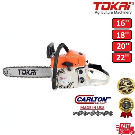 Tokai Gasoline Chain Saw Tk Cc Tk Inch