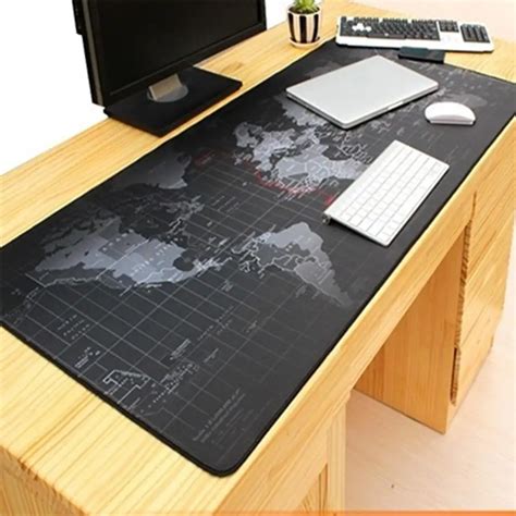 Hot Selling Extra Large Mouse Pad Old World Map Gaming Mousepad Anti Slip Natural Rubber Gaming