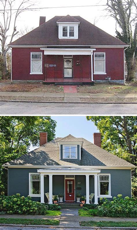 Small house exterior before and after | Cottage house exterior, House ...