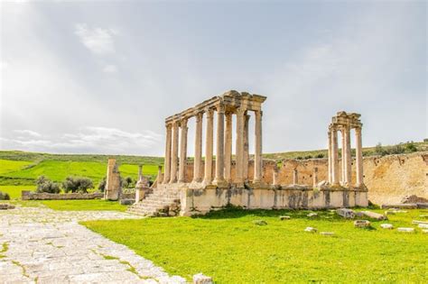 Premium Photo | The famous dougga archaeological site in tunisia africa