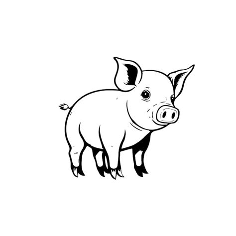 Pig Svg Pig Clipart Pig Svg Files For Cricut Farm Animal Inspire