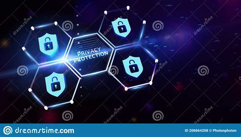 Cyber Security Data Protection Business Technology Privacy Concept