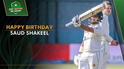 Saud Shakeel S Fifty On Debut And Maiden Test Ton PCB MA2L