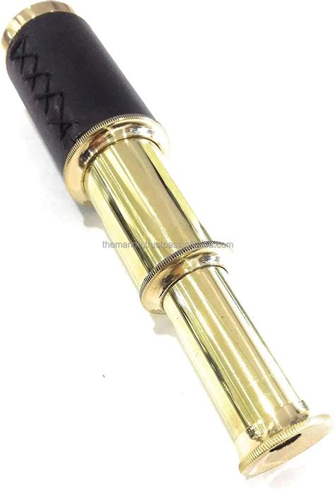 Wholesale Handheld Brass Pirate Navigation Telescope W Cylindrical