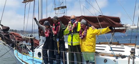 Golden Rule Peace Boat Arrives From Honolulu To San Francisco Historic