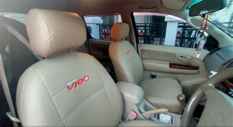 หุ้มเบาะหนังตรงรุ่น Toyota Vigo ใส่ได้ทุกรุ่นปี 1คู่หน้า ซ้าย ขวา สีครีม ปักโลโก้ วิธีติดตั้ง