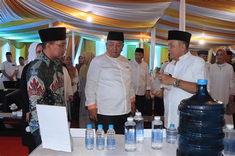 Gubernur Arinal Djunaidi Resmikan Produksi Perdana Air Minum Dalam