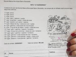 Rifa A Fazendinha Mais De Cinco Mil Bilhetes J Foram Vendidos