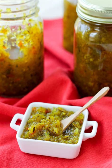 Hot Zucchini Relish Canning Recipe