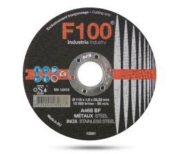 Disque à tronçonner F100 plat MÉTAUX ACIER INOX Centrale Directe