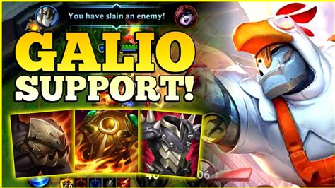 Tank Build Galio Support Galio Wild Rift Gameplay Youtube