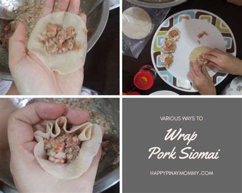 Easy Pork Siomai Recipe Happy Pinay Mommy