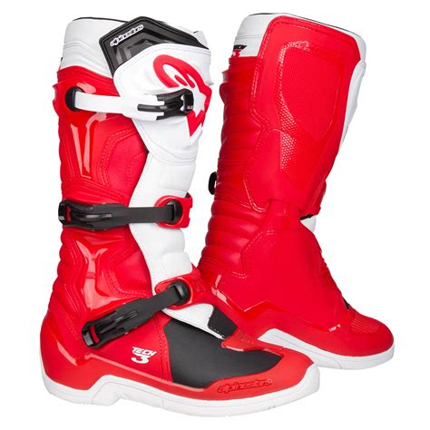 Alpinestars Mx Boots Tech Red White Maciag Offroad