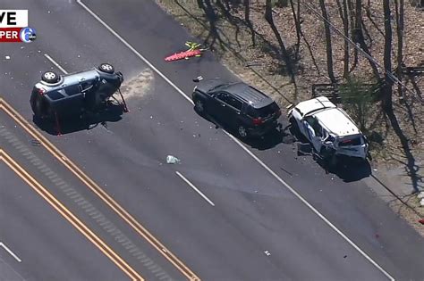 Nj State Police Vehicle Involved In 3 Car Crash