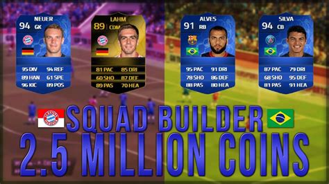 Fifa Squad Builder Hybrid Million Coins Totys And Informs