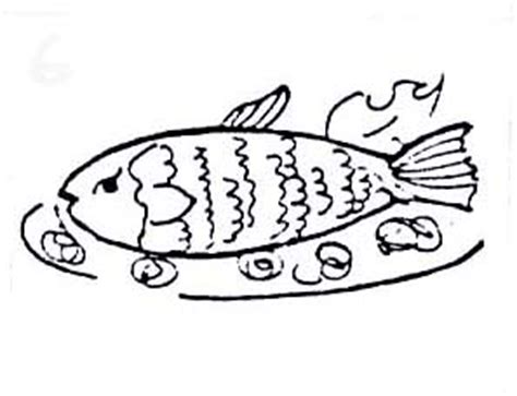 Fried Fish Drawing | Free download on ClipArtMag