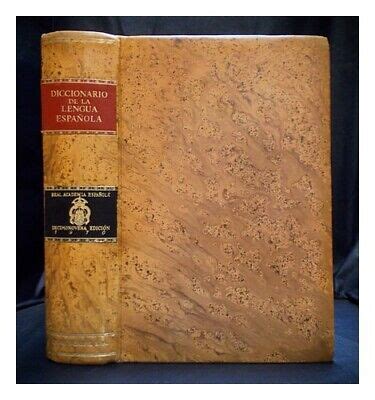 REAL ACADEMIA ESPA OLA Diccionario De La Lengua Espa Ola 1970 Hardcover