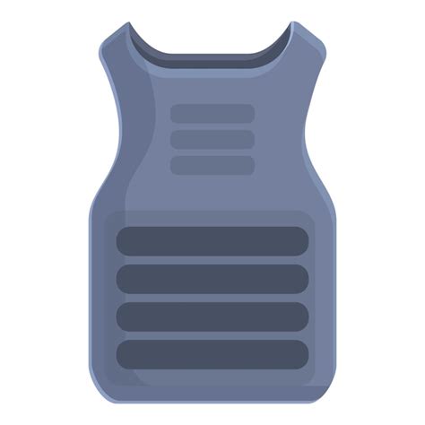 Premium Vector Blue Vest Icon Cartoon Vector Police Proof Team Safety