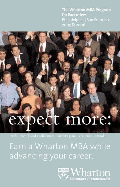 Wharton MBA Program for Executives 2005 - The Wharton School of ...