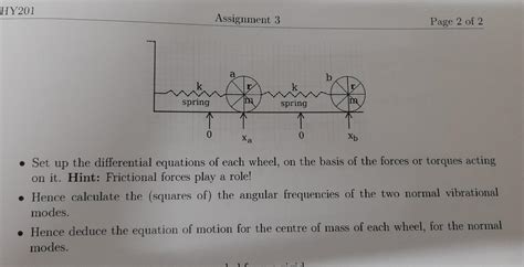 Solved 2 The Hub Of A Bicycle Wheel Radius R Mass M Is